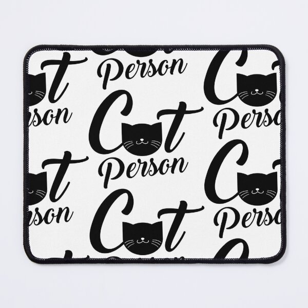 Item preview, Modern Cute Cat Person Text Design, Kitty Feline Fun Fur Parent Pet Design, Minimalist Modern Print Art Display Poster Wall Art, Mug Pillow Shirt Design designed and sold by Ekkswai.