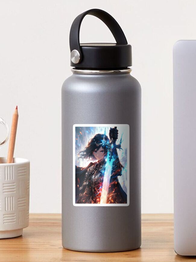 Thumbnail 1 of 3, Sticker, Blade of Radiance: The Warrior's Valor designed and sold by CasualCommander.