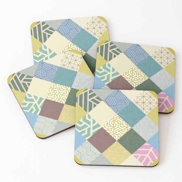 Item preview, Tiles with patterns - Quilter Tiles Green designed and sold by susycosta.