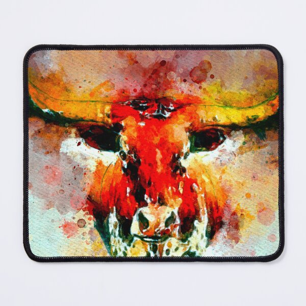 Item preview, Watercolor Longhorn designed and sold by Daniel Janda.