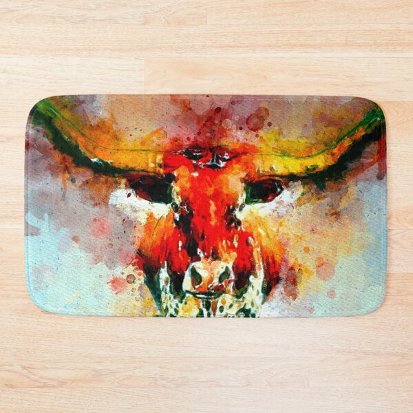 Item preview, Watercolor Longhorn designed and sold by Daniel Janda.