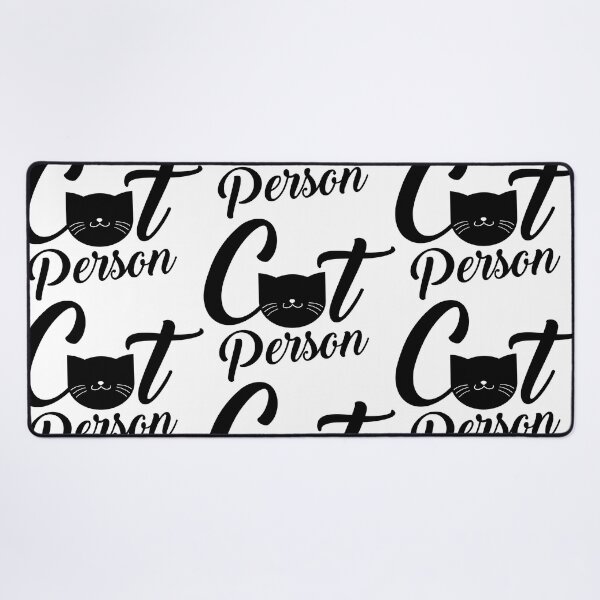 Item preview, Modern Cute Cat Person Text Design, Kitty Feline Fun Fur Parent Pet Design, Minimalist Modern Print Art Display Poster Wall Art, Mug Pillow Shirt Design designed and sold by Ekkswai.