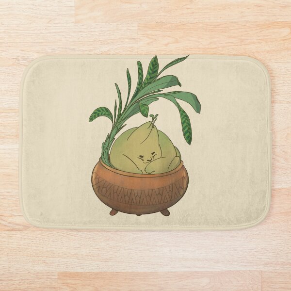 Artikelvorschau, Calathea Pflanze süßes Katzendesign entworfen und verkauft von Lipkoshop.