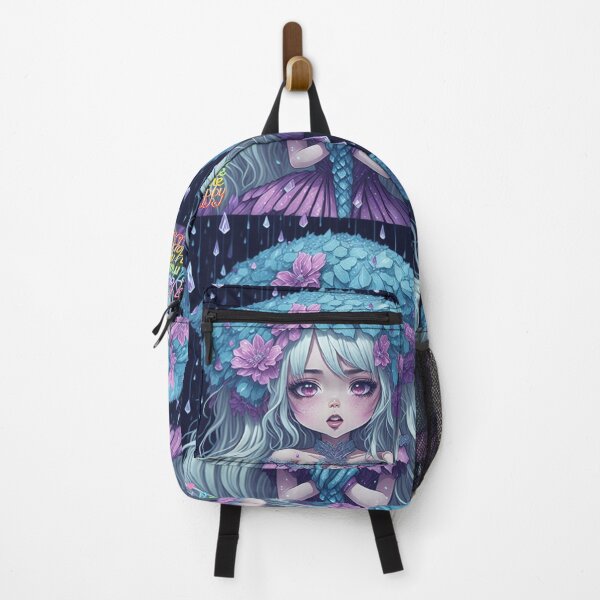 Item preview, Diamond Rain: The Luminous Portrait of a Joyful Kawaii Girl designed and sold by CreateUniverse.