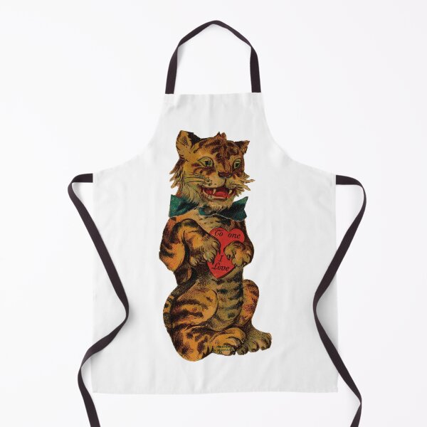 Aperçu de l'œuvre Scrapbook Vintage Tigre Saint Valentin créée et vendue par TIGERRIFIC.