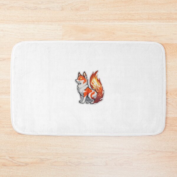 Item preview, Sticker Chiba Dog Tail Flame designed and sold by AniDogCat.
