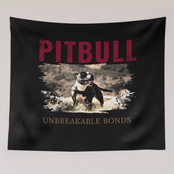 Item preview, PITBULL - unbreakable bonds - cool red design designed and sold by DarkDesign69.
