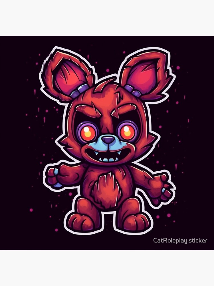 Five night at freddys sticker foxy baby foxy FNAF Sticker for