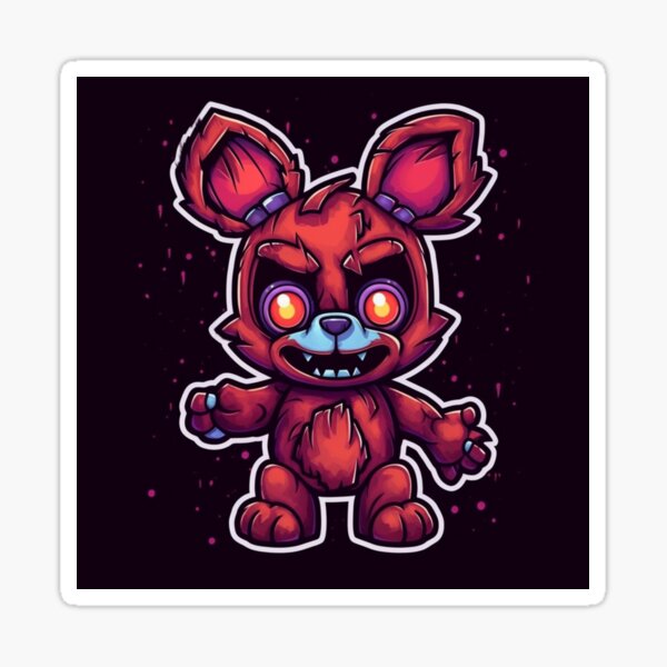 Mini FNAF Stickers, CUTE, Die Cut, Five Nights of Horror 