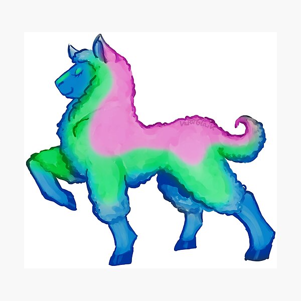 Aperçu de l'œuvre Moutons kitsch - Poly créée et vendue par VaporGlaive.
