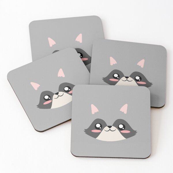 Item preview, cute raccoon face designed and sold by yessebel.
