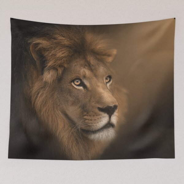 Item preview, Lion portrait designed and sold by koalas1414.