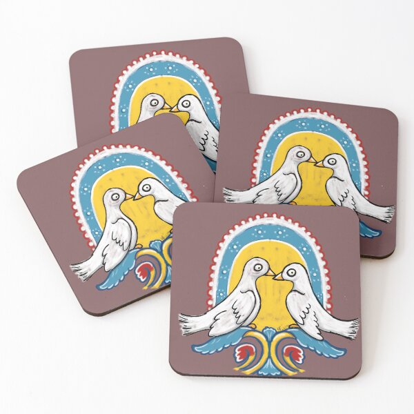 Item preview, medieval doves designed and sold by aloyse-creation.