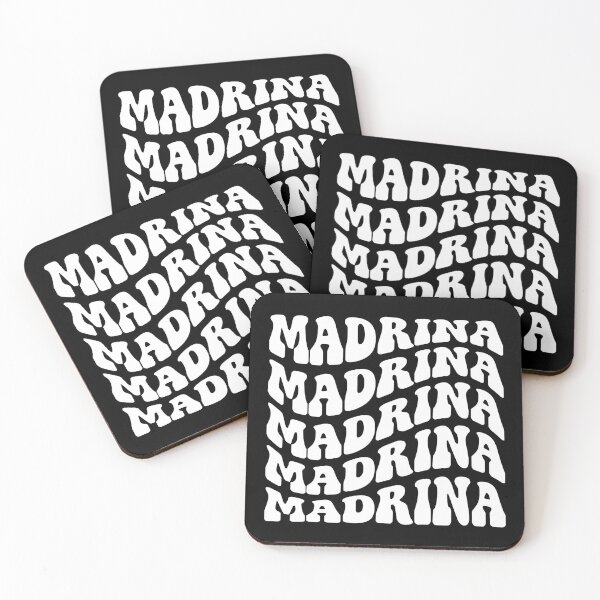 Item preview, Madrina Groovy Wavy text designed and sold by TheLemonBox.