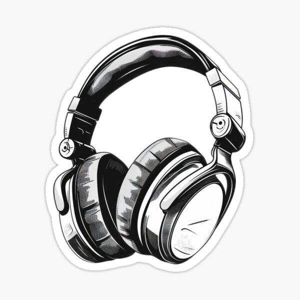 Audio Oasis: Serenity in Sound Sticker
