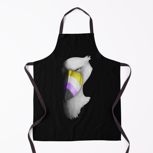 Item preview, Nonbinary Pride Shoebill designed and sold by Wootzel.