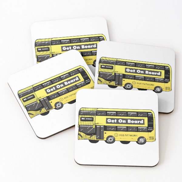 Item preview, Transport for Greater Manchester, Bee Network yellow bus designed and sold by jimmy-digital.