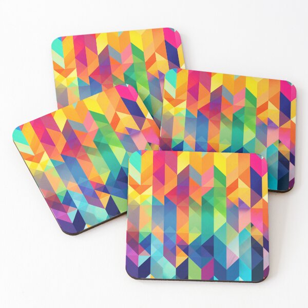 Item preview, Colorful abstract background pettern Color decorative element Geometric pop art designed and sold by PinkPinkArts.