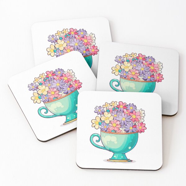 Item preview, Little cup with many flowers designed and sold by miguel-ozz.