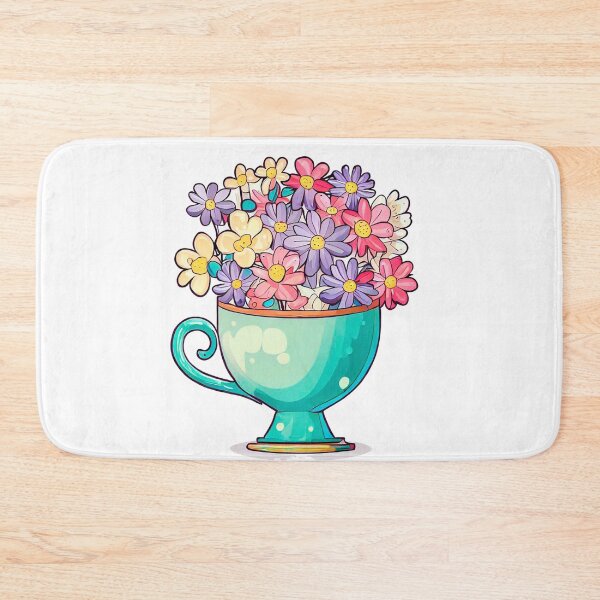 Item preview, Little cup with many flowers designed and sold by miguel-ozz.