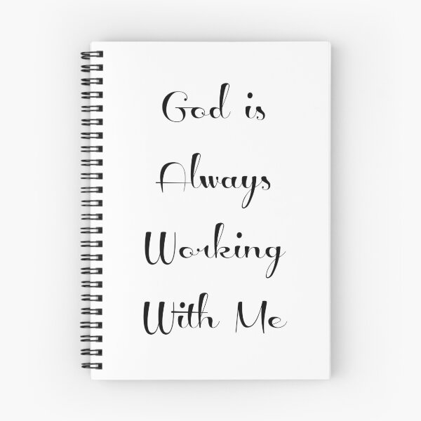 Item preview, "God is Always Working With Me" Phrase designed and sold by kristimb.