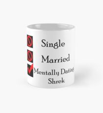 Mentally Dating Shrek Mug