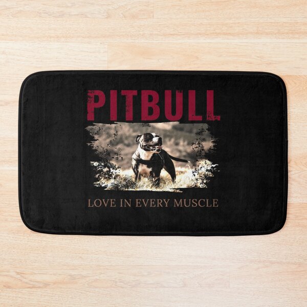 Item preview, PITBULL - love in every muscle - cool red design designed and sold by DarkDesign69.
