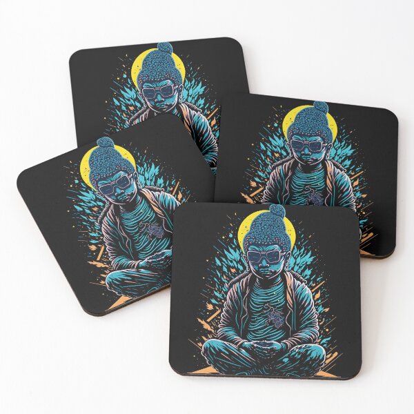 Item preview, Pop art Buddha design designed and sold by ZenStickConcept.