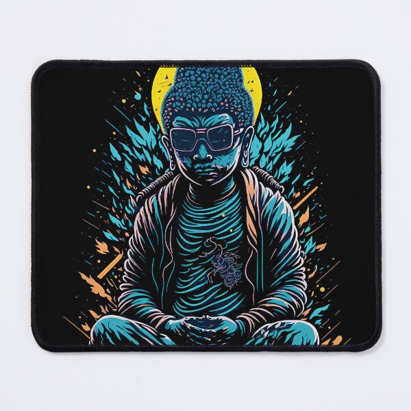 Item preview, Pop art Buddha design designed and sold by ZenStickConcept.