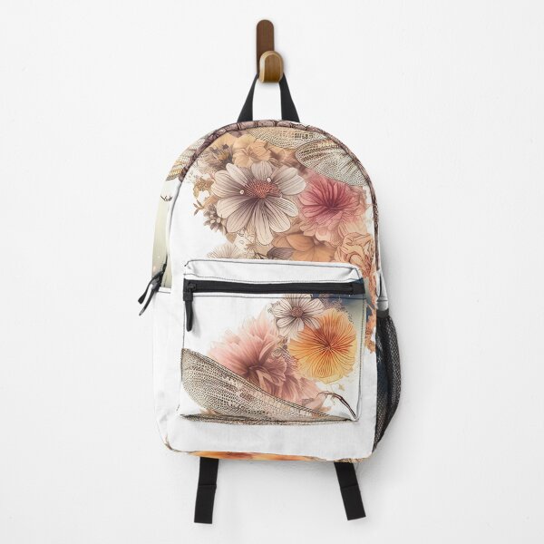 Item preview, Dragonfly and Flowers Symbolic Tranquility and Aesthetic Elegance designed and sold by cece4410.