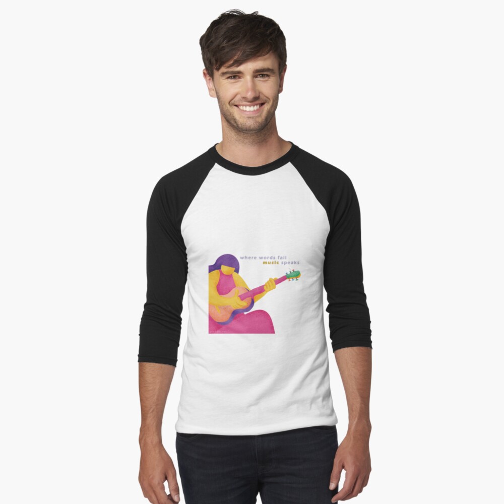 Item preview, Baseball ¾ Sleeve T-Shirt designed and sold by Good-Girl-Alex.