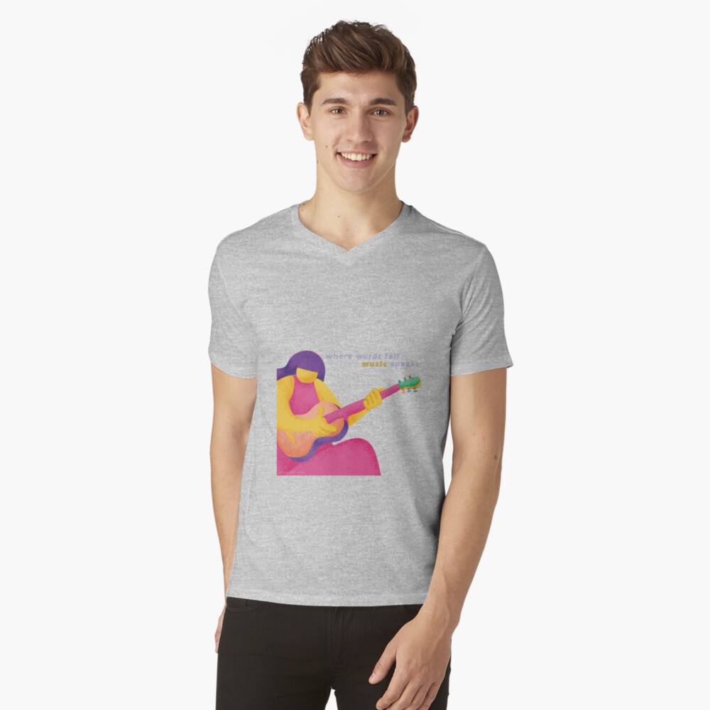 Item preview, V-Neck T-Shirt designed and sold by Good-Girl-Alex.