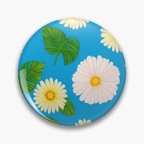 Artikelvorschau, Leuchtend blaues Blumenmuster: ein elegantes und modernes Design für die Frühlings- und Sommerdekoration, inspiriert von der Natur und weiblicher Romantik entworfen und verkauft von Elobrdn.