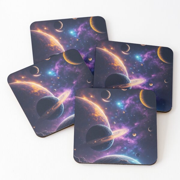 Item preview, Galaxy with planets designed and sold by GalaxyExplorers.