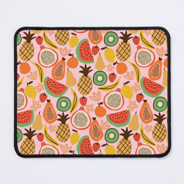 Item preview, Colorful tropical fruits in pink designed and sold by Illustrated by Nat.