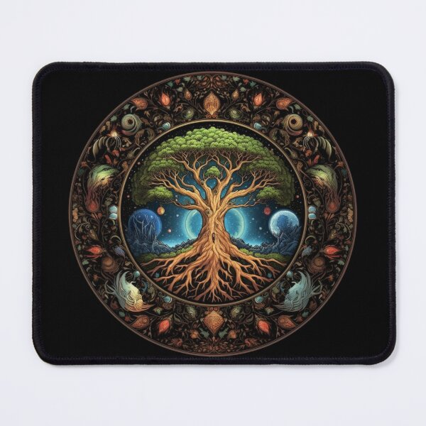Item preview, Cosmic Moon Balance | Black | Yggdrasil Mythic Tree designed and sold by FantasySoul.