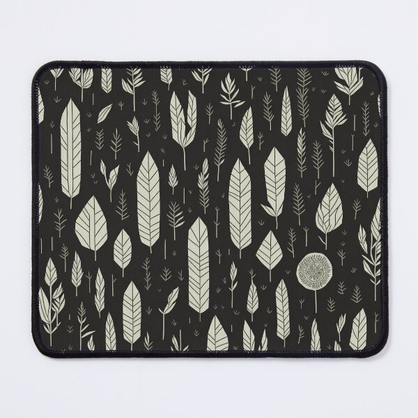Item preview, Minimal Leaf Monotone Boho Digital Art designed and sold by CXJStudio.