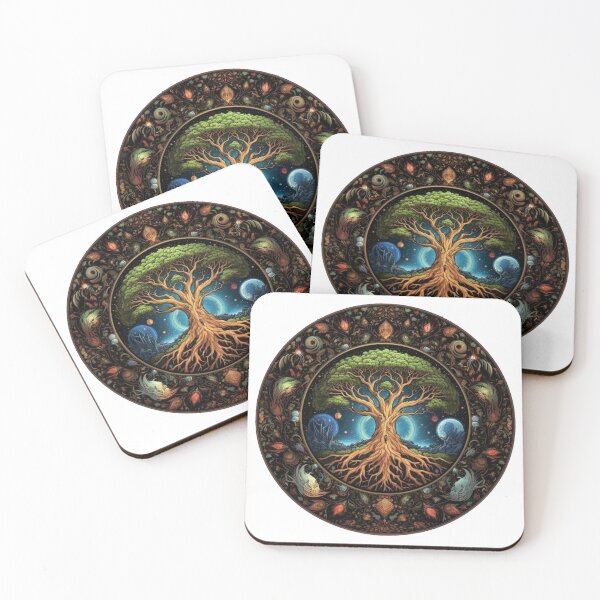 Item preview, Cosmic Moon Balance | White | Yggdrasil Mythic Tree designed and sold by FantasySoul.