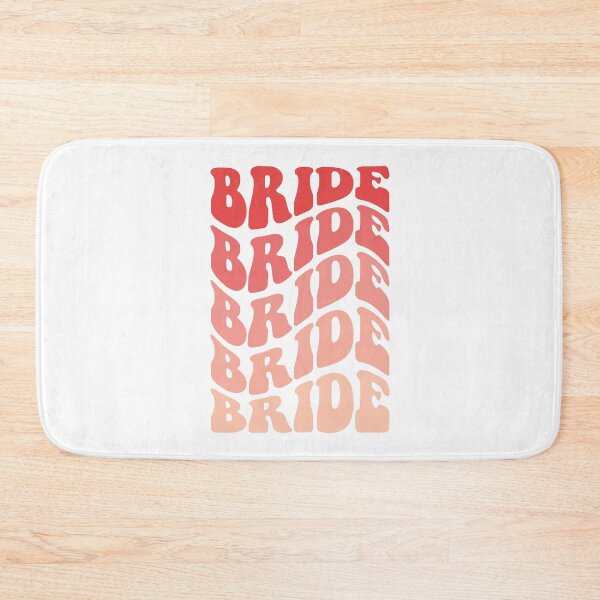 Item preview, Bride Groovy Wavy Pink text designed and sold by TheLemonBox.