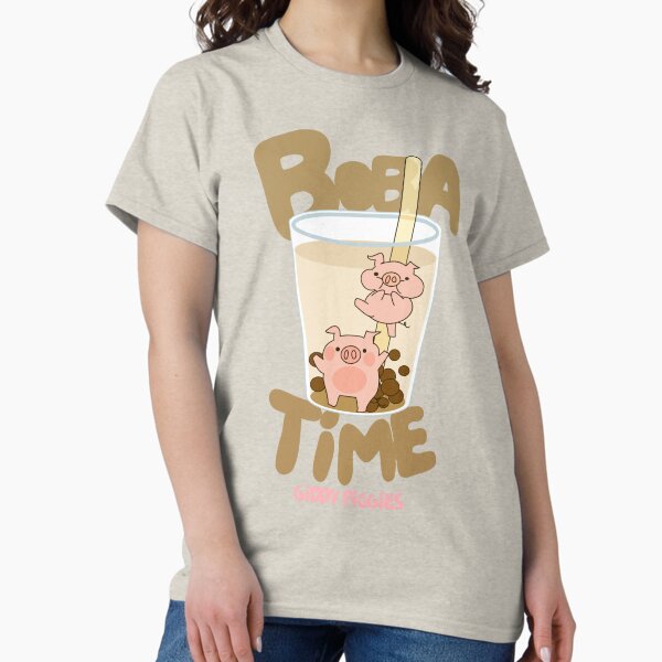 Giddy Piggies Boba Time Classic T-Shirt