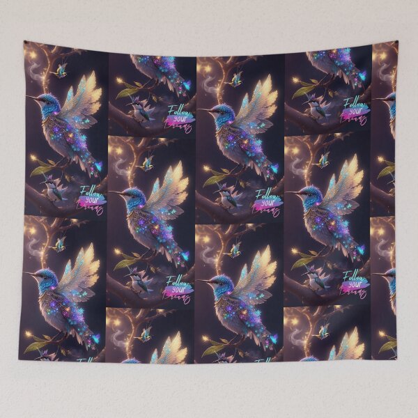 Item preview, Enchanted Melody: Magical Hummingbird and the Dreamer's Tree designed and sold by CreateUniverse.