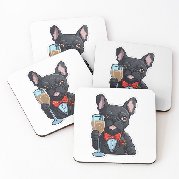 Item preview, Cocktail Party French Bulldog designed and sold by CreativeDogo.