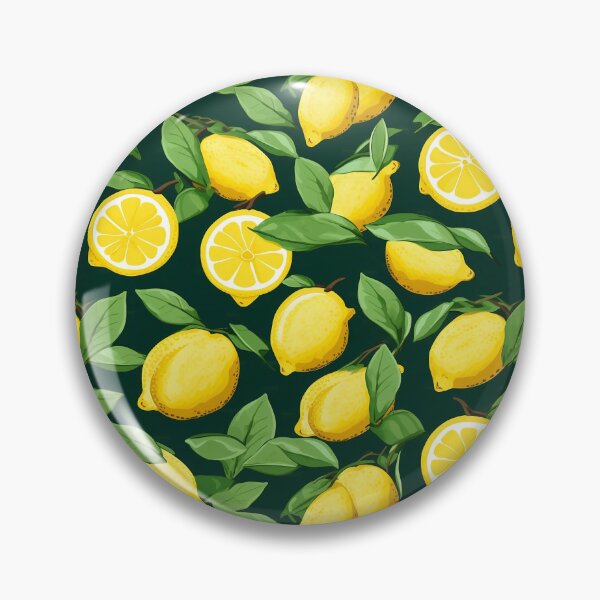 Item preview, Vintage Lemons Pattern designed and sold by EBESIGN.