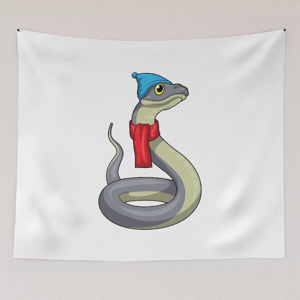 Item preview, Snake Scarf Beanie designed and sold by Snabdesign84.