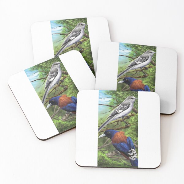 Item preview, Mockingbird and Lidith’s Jay In The Trees designed and sold by CreationsByBear.