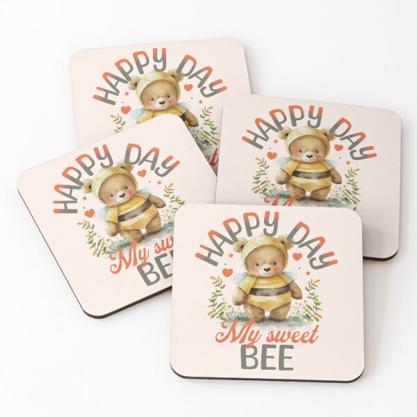 Item preview, Sweet Bear as Bee - Happy Day designed and sold by PositiveIdeas.