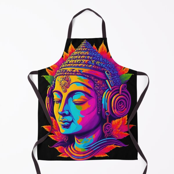 Item preview, Colorful Buddha trippy pop art designed and sold by ZenStickConcept.