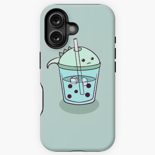 Dino bubble tea Coque antichoc iPhone