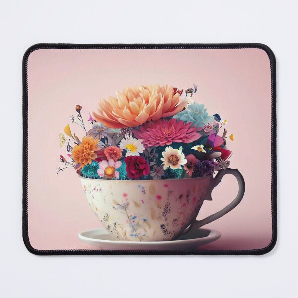 Item preview, Cup with little flowers designed and sold by miguel-ozz.