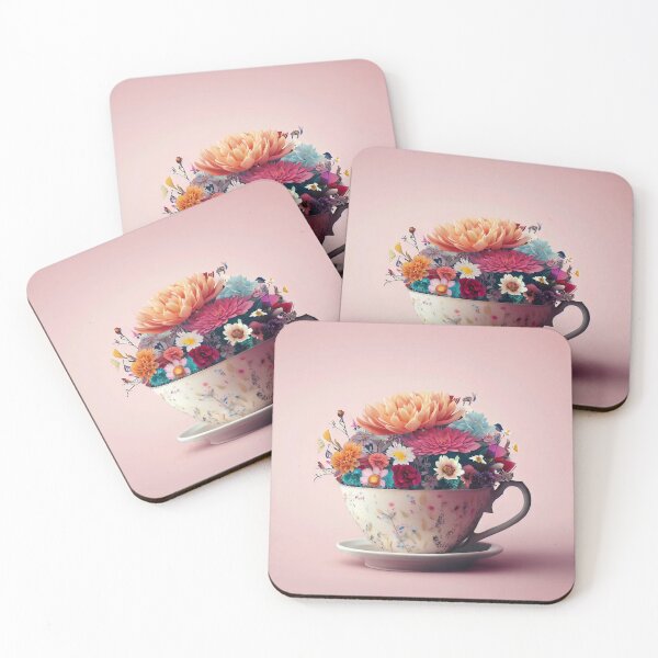 Item preview, Cup with little flowers designed and sold by miguel-ozz.